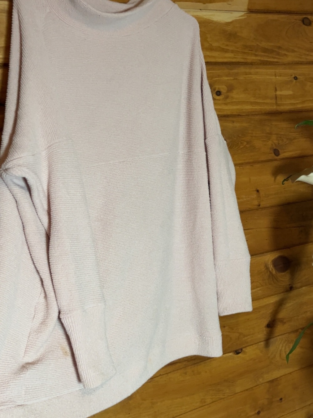 O'Neill Light Pink Oversized Cowl Neck Sweater